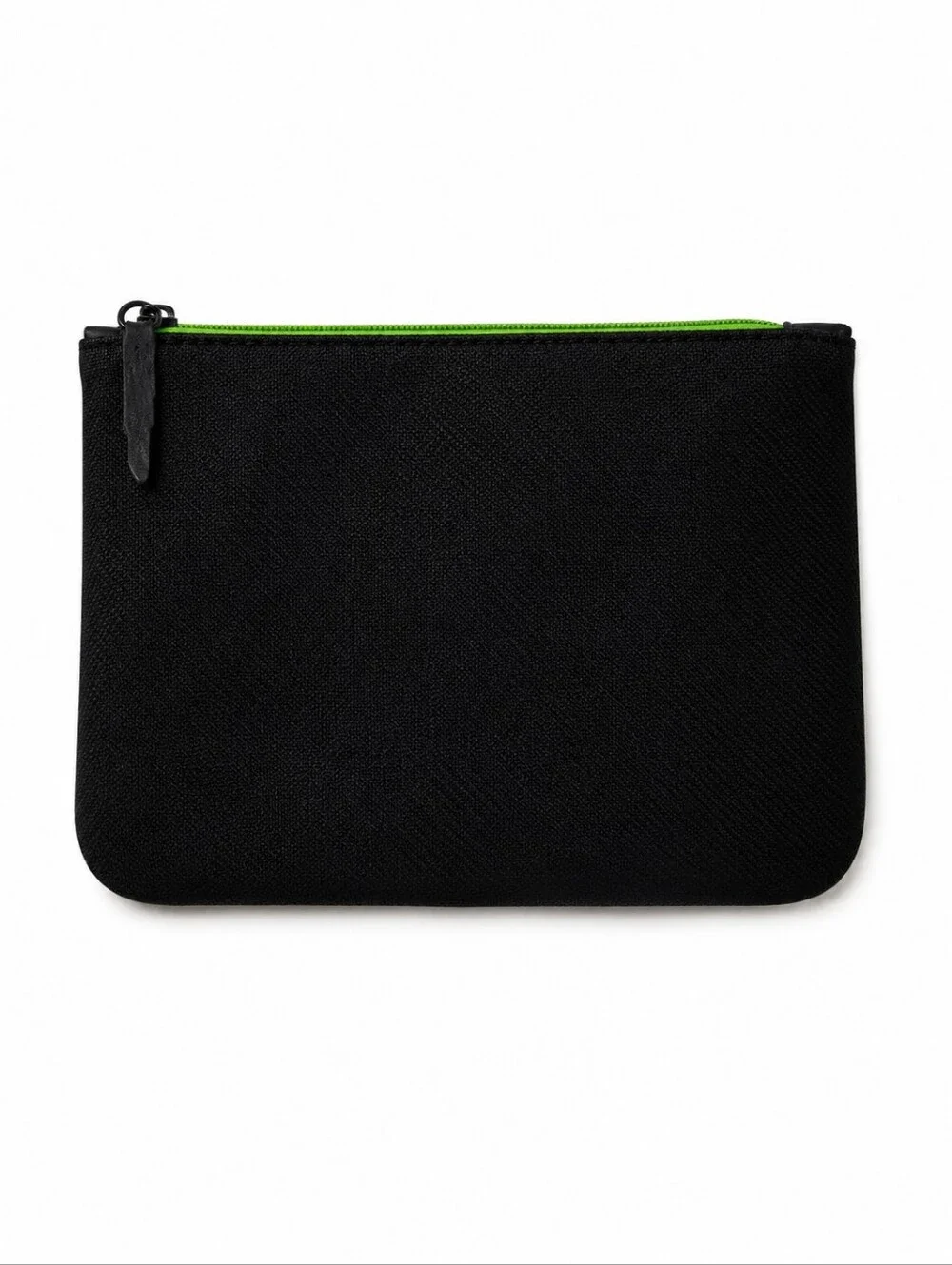 NWOT IPSY Vampire Cosmetic Makeup Bag Black Green Fang Zipper Pouch